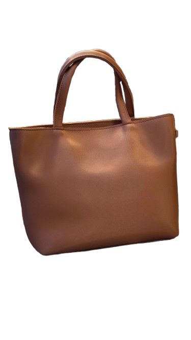 "Tan Chanel Handbag with Quilted Elegance "