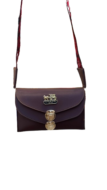 "Coach Sling Bags 👜: Dark Brown &amp; Light Gray"