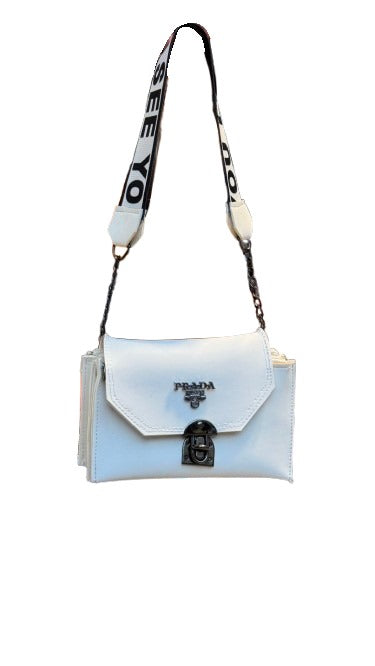 Prada Sling Bag with 'SEE YOU' Strap 👜"