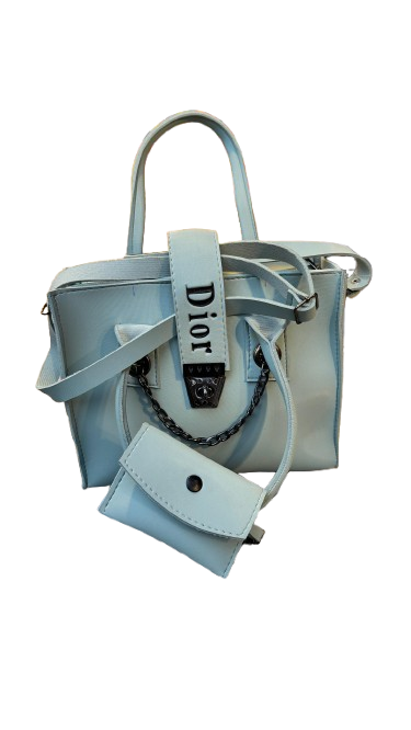 Elegant Dior-Inspired Tote Bag with Matching Mini Pouch ✨👜