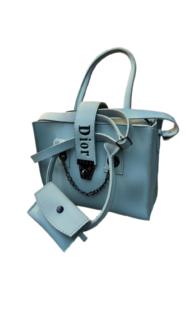 Elegant Dior-Inspired Tote Bag with Matching Mini Pouch ✨👜